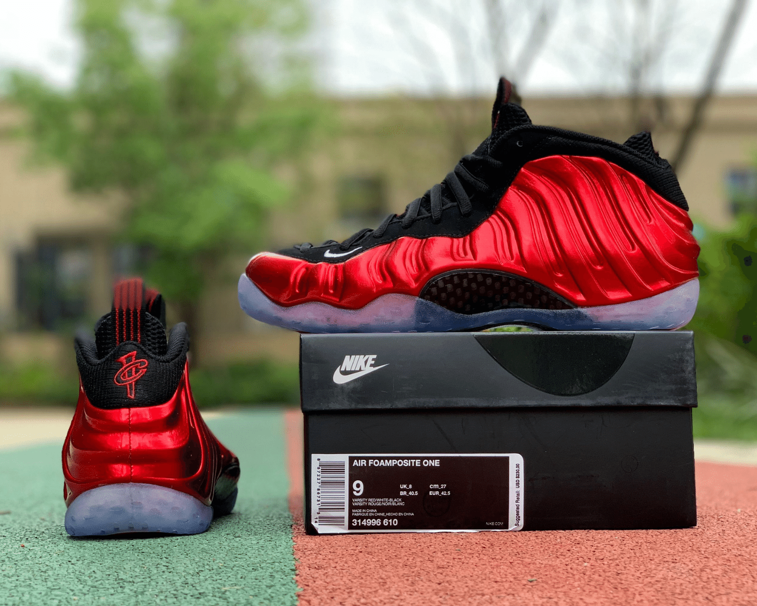 Air Foamposite Metallic Red - Image 6