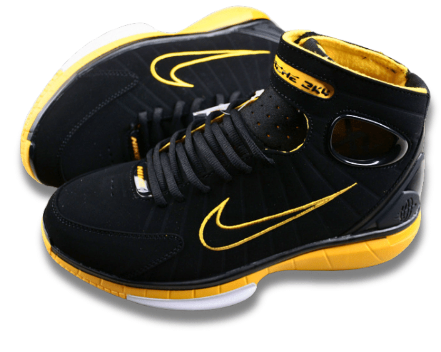 Air Zoom Huarache 2k4 Black Varsity Maize - Image 2