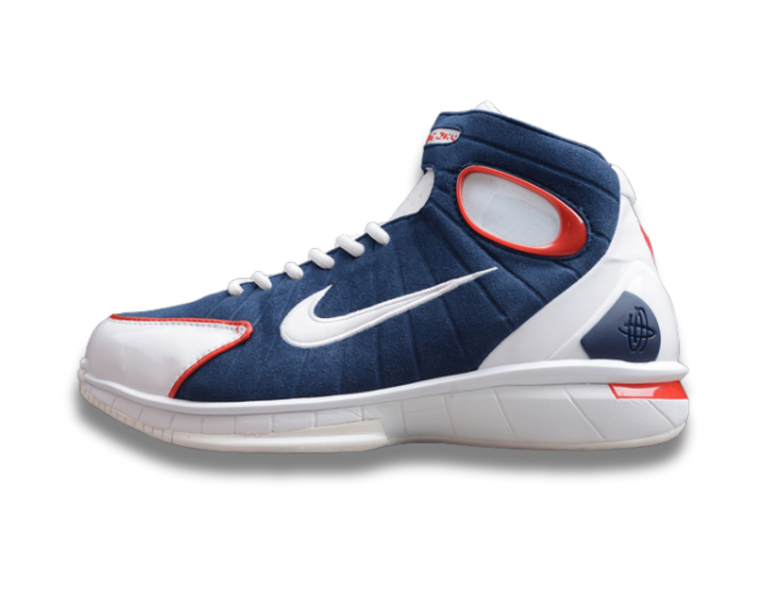 Air Zoom Huarache 2k4 Olympic White Navy - Image 5