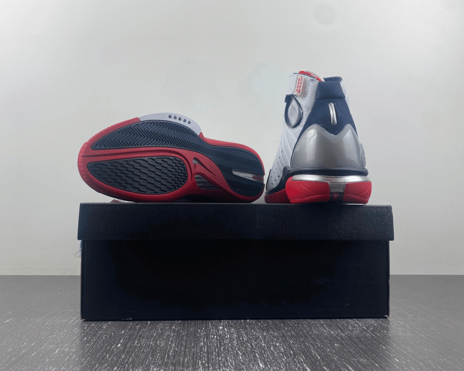 Air Zoom Huarache 2k4 White Red Navy - Image 6