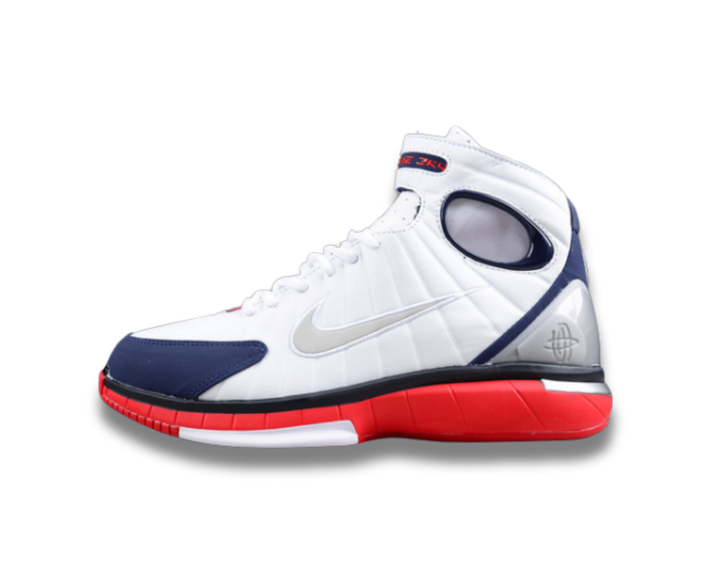 Air Zoom Huarache 2k4 White Red Navy - Image 3