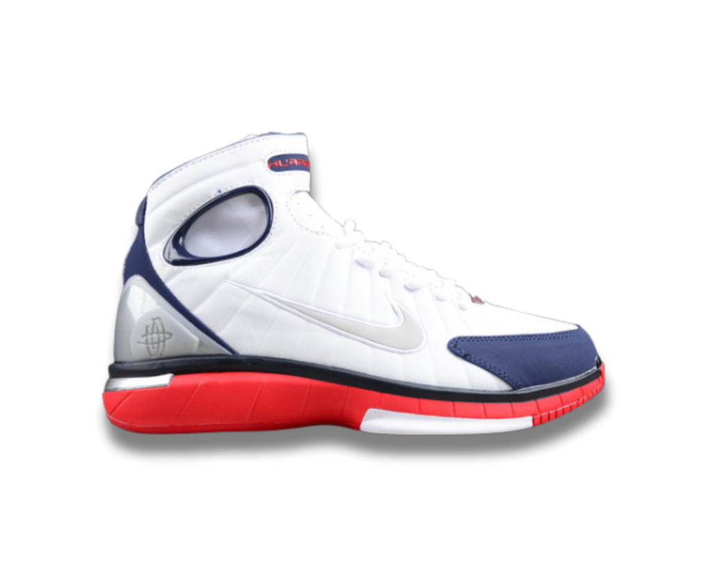 Air Zoom Huarache 2k4 White Red Navy