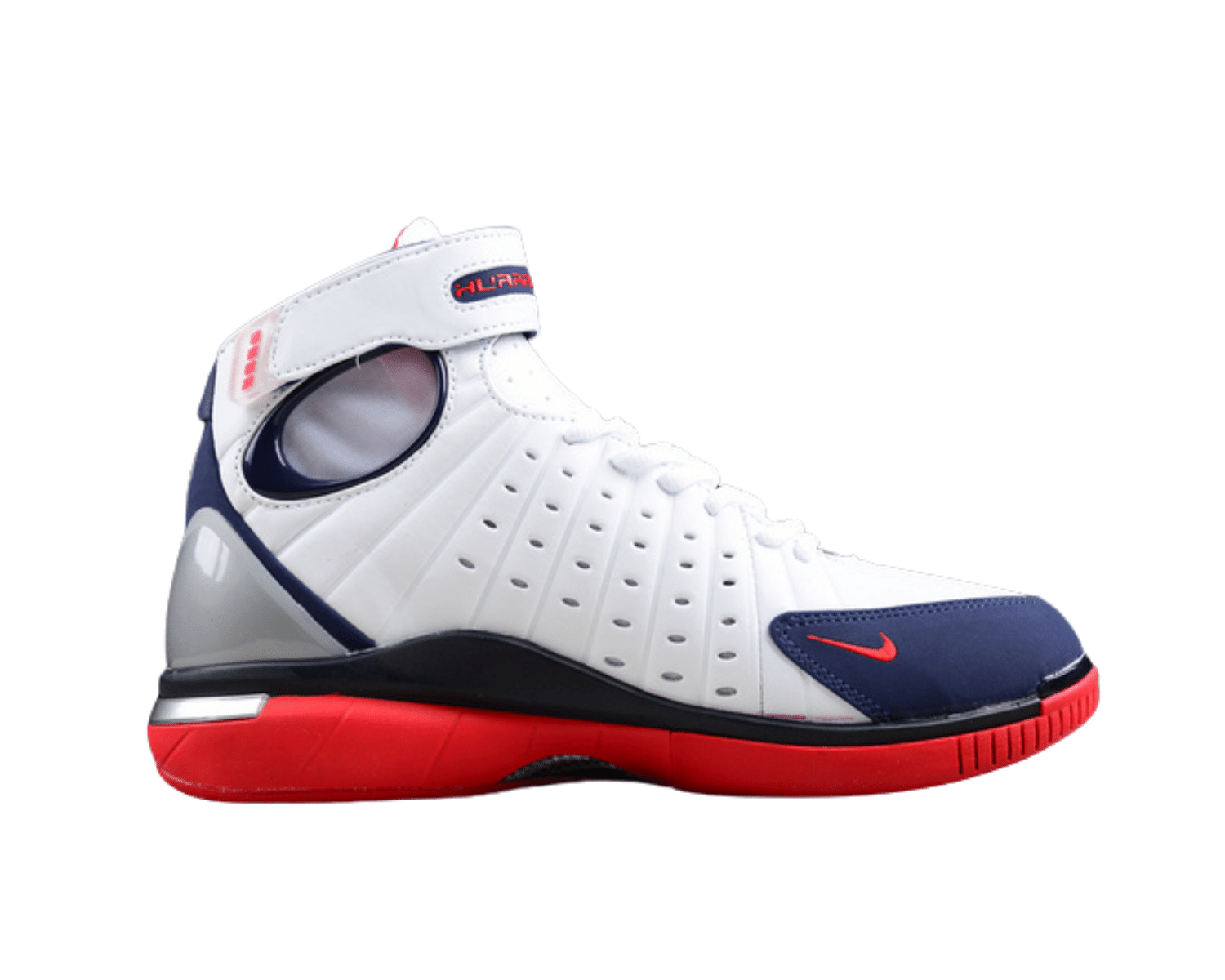Air Zoom Huarache 2k4 White Red Navy - Image 2