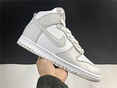 Dunk High Retro White Vast Grey (2021) - Image 2