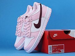 Dunk Low Pink Red White - Image 4