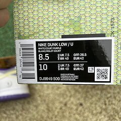 Dunk Low Union Passport Pack Grey Purple - Image 12