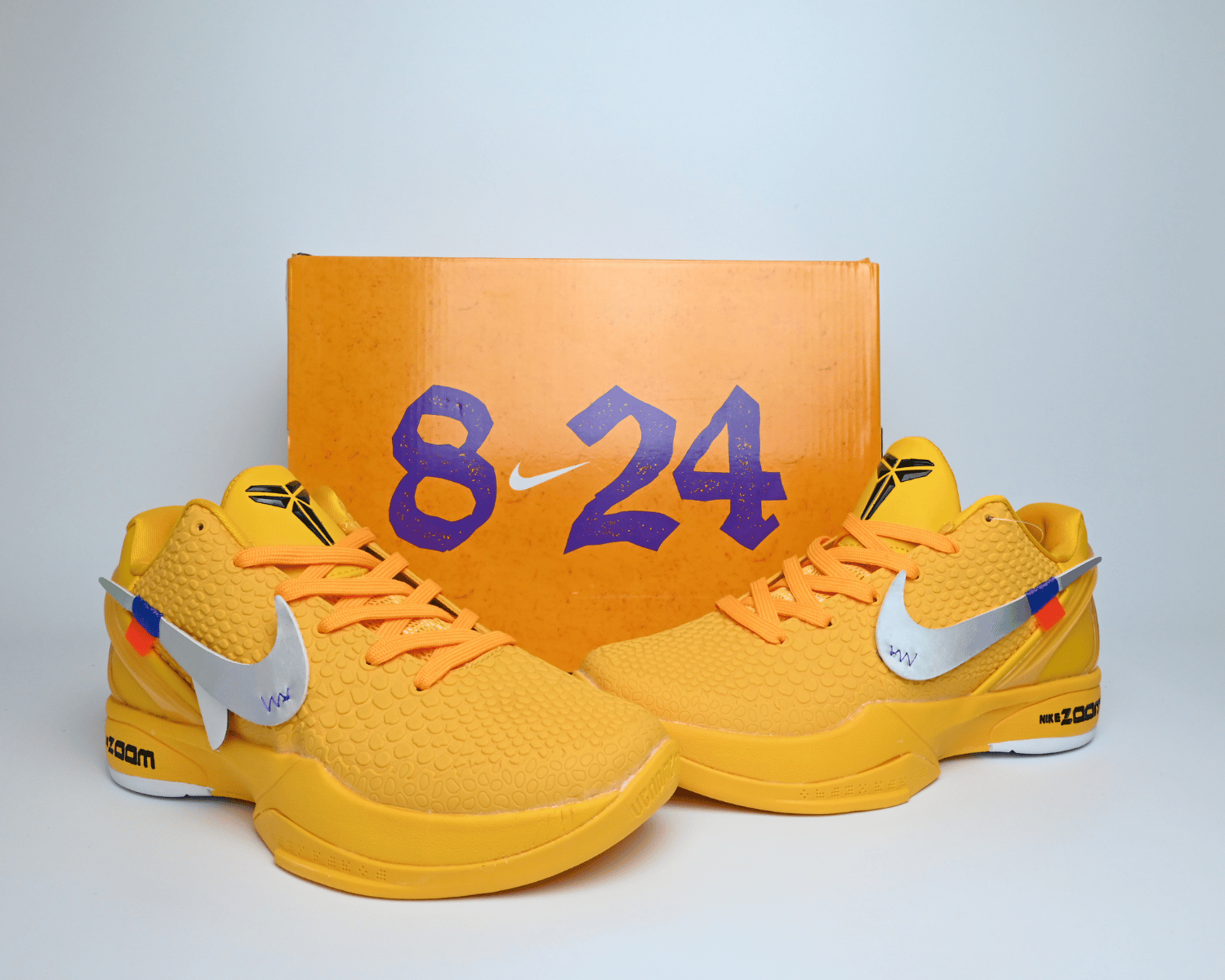 The OFF-WHITE x Kobe 6 University Gold - Image 6