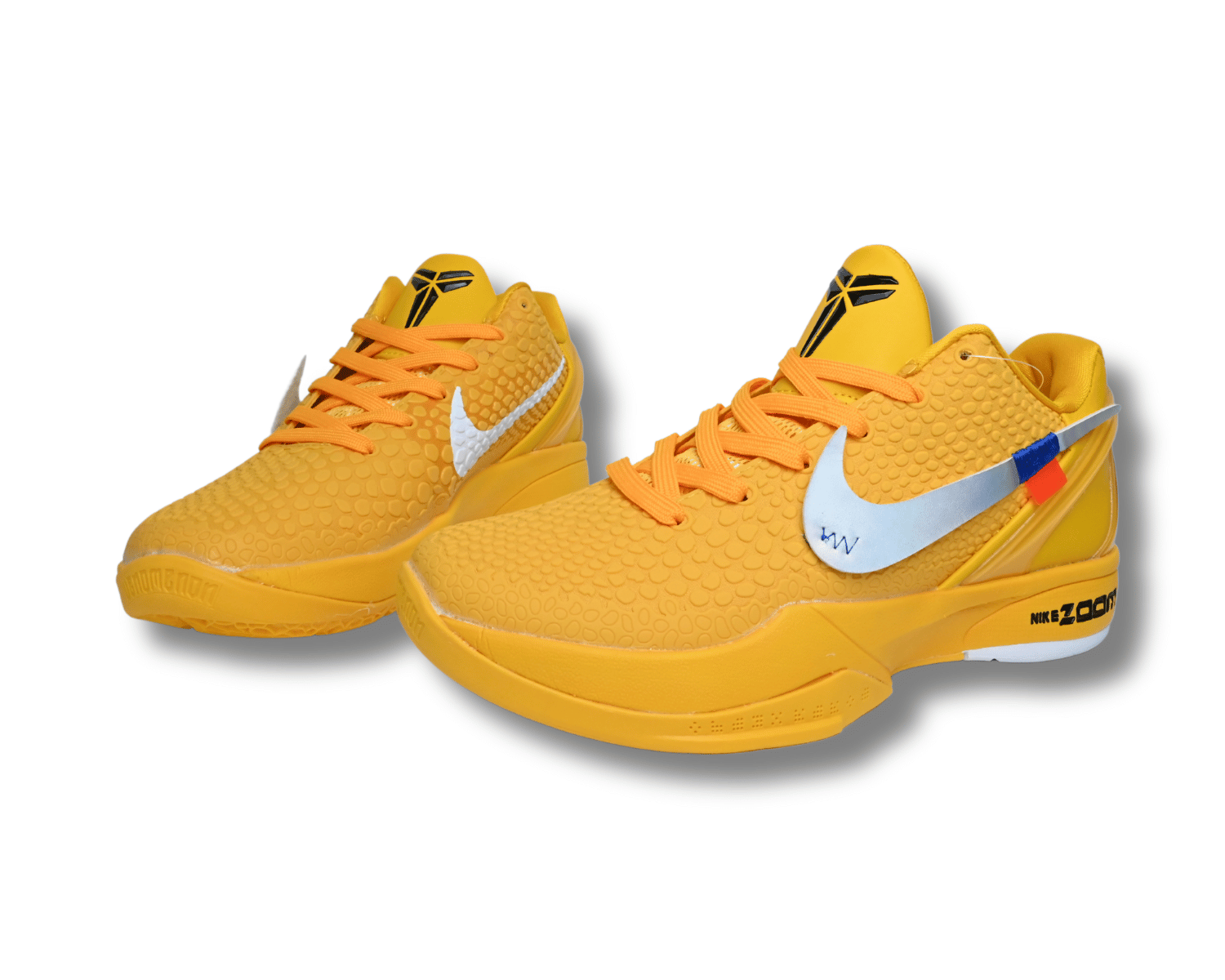 The OFF-WHITE x Kobe 6 University Gold - Image 5