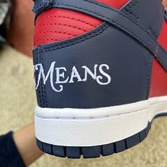 SB Dunk High Supreme By Any Means Navy - Image 15