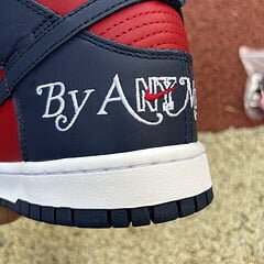 SB Dunk High Supreme By Any Means Navy - Image 16