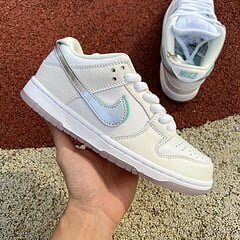 SB Dunk Low Diamond Supply Co White Diamond - Image 3