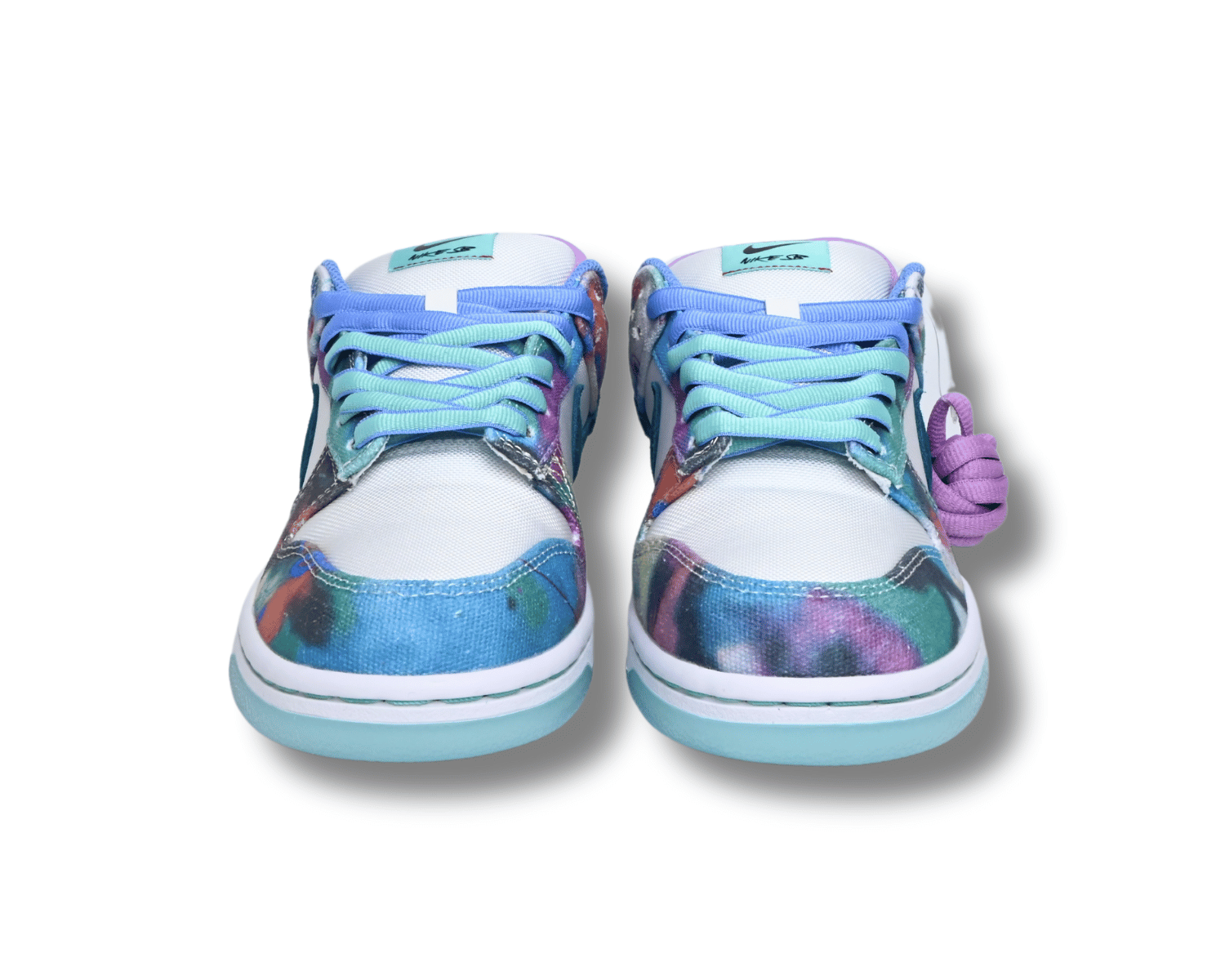Futura Laboratories x SB Dunk Low Bleached Aqua - Image 3