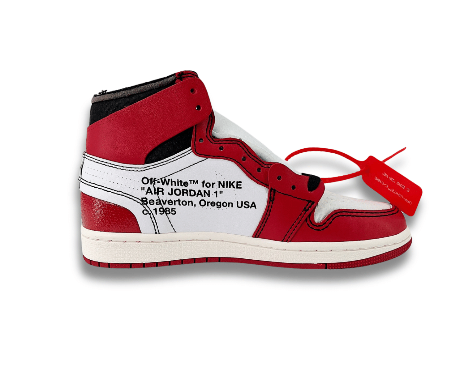 Off White x Air Jordan 1 Chicago Red||||||Discover the iconic Replica OFF WHITE Air Jordan 1 Chicago Red collaboration by Virgil Abloh. Featuring the Chicago colorway and unique deconstructed design.||||||||||||||||||