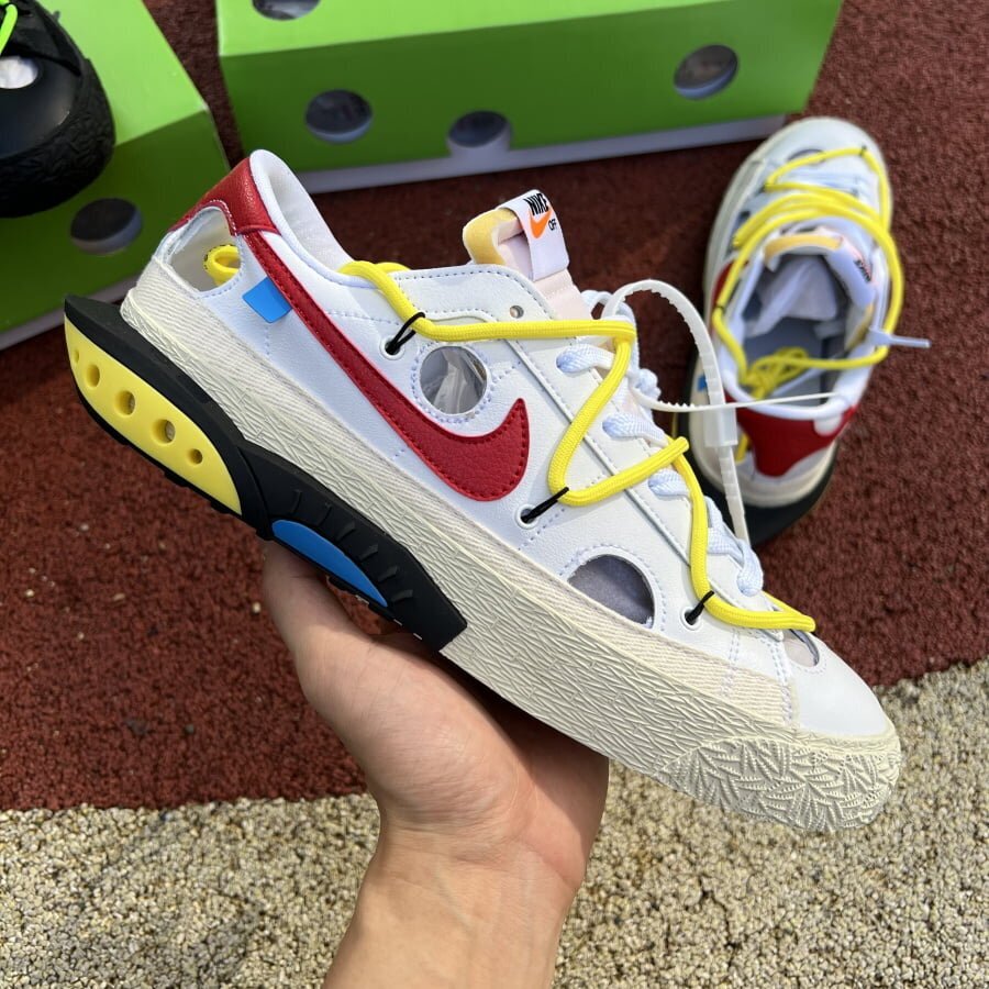 Off-White x Blazer Low White - Image 5
