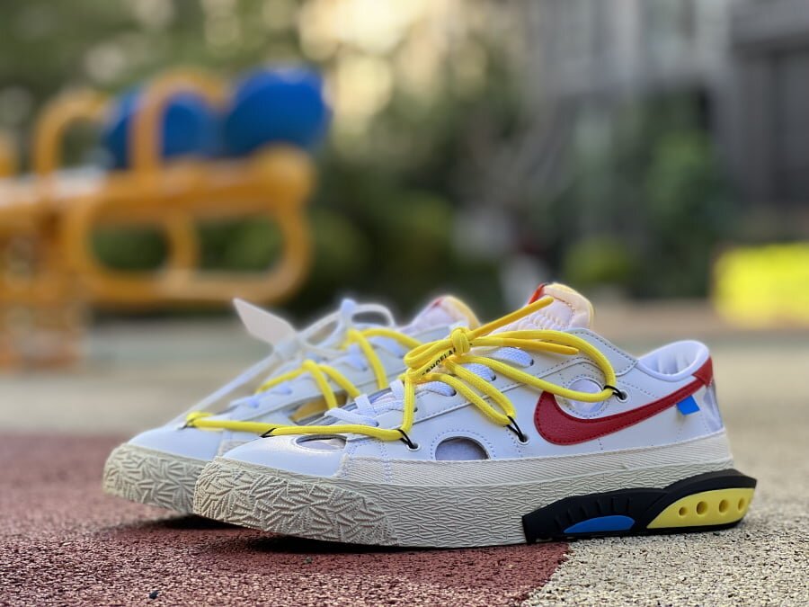Off-White x Blazer Low White - Image 7