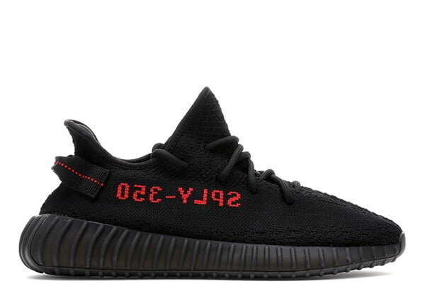 Adidas Yeezy Boost 350 V2 Black Red - Image 2