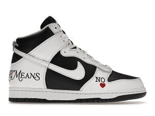 SB Dunk High, Supreme By Any Means Black - Image 12
