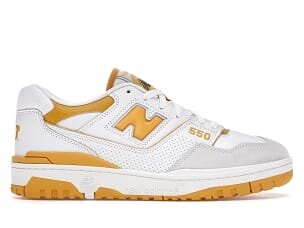 New Balance 550, Sea Salt Varsity Gold - Image 2