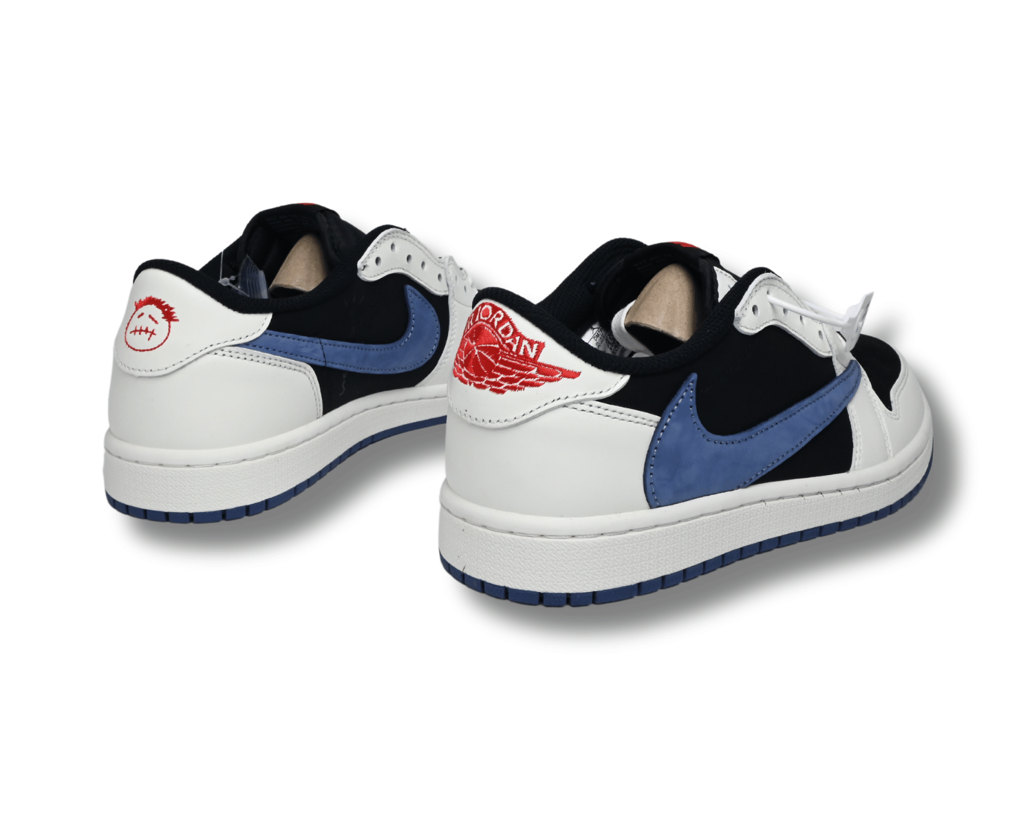TS x AJ1 Blue Black - Image 3
