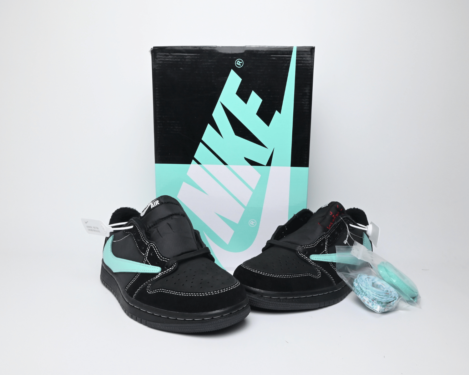 TS x AJ1 Low Tiffany Green - Image 6