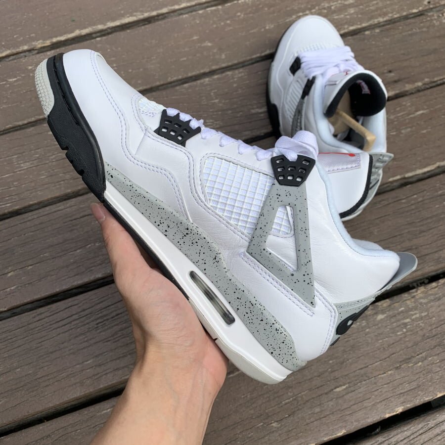 AJ4 Retro White Cement Extended Size - Image 9