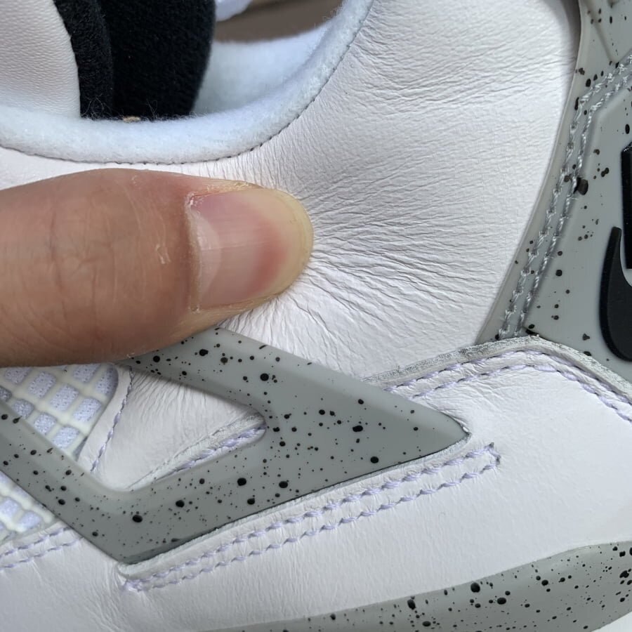 AJ4 Retro White Cement Extended Size - Image 8