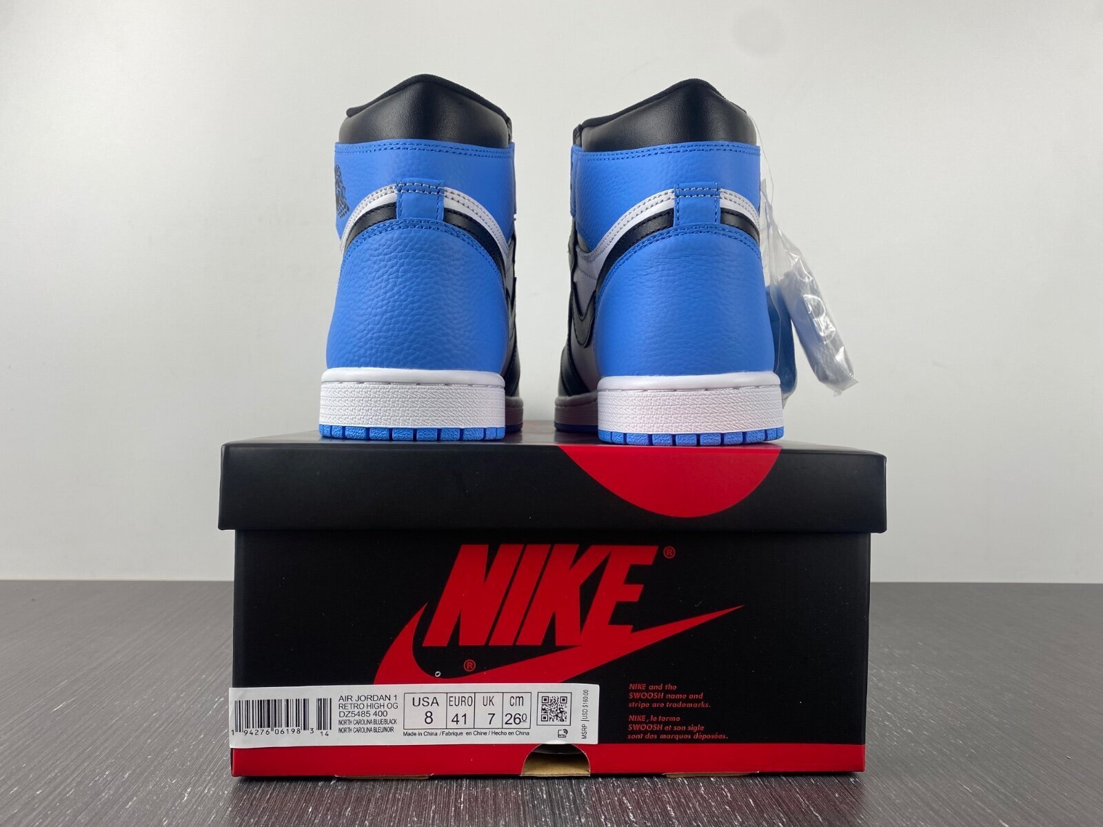 AJ1 Retro High OG 'UNC Toe' - Image 13