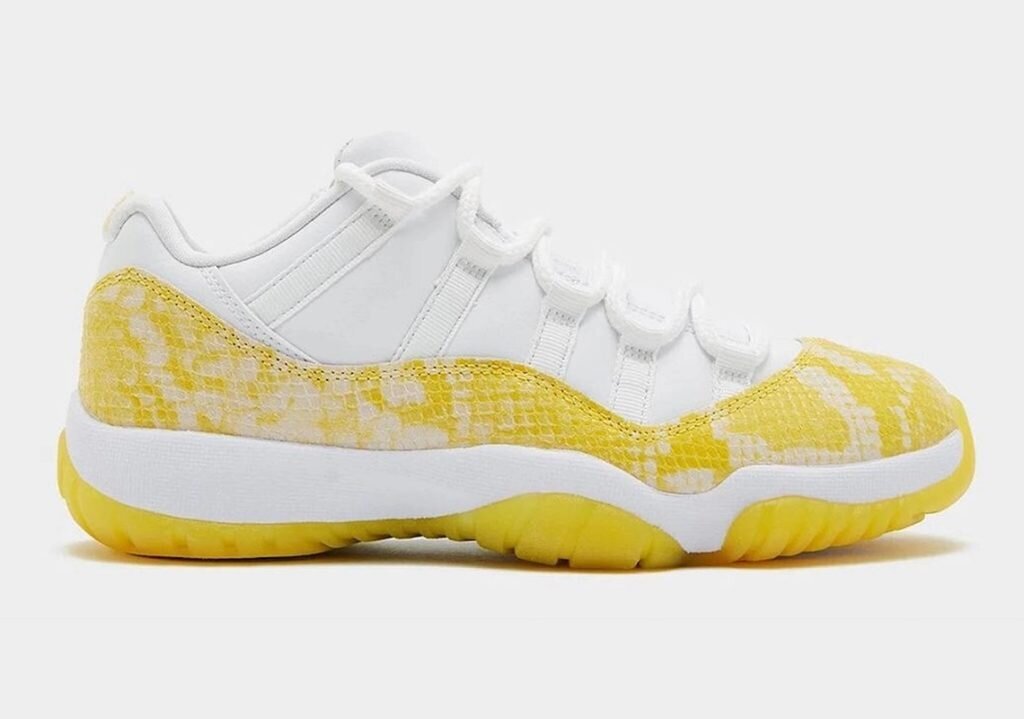 AJ11 Low Yellow Snakeskin