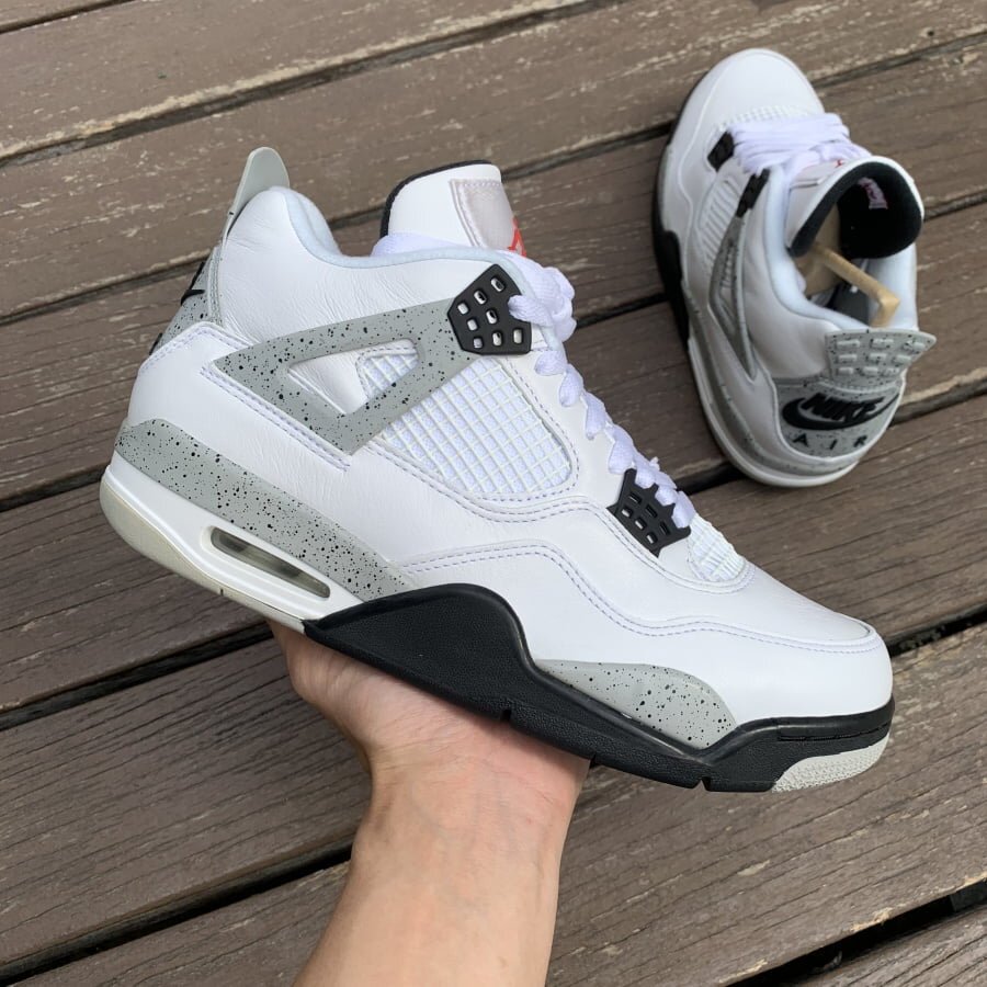 AJ4 Retro White Cement Extended Size - Image 12