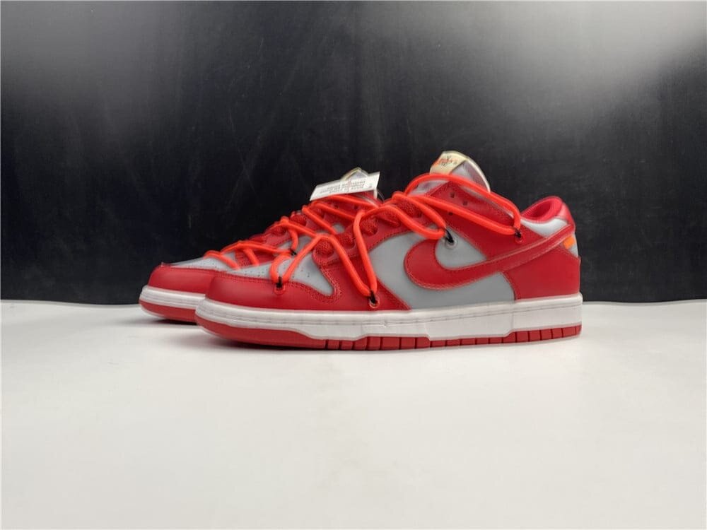 Dunk Low Off-White University Red - Image 12