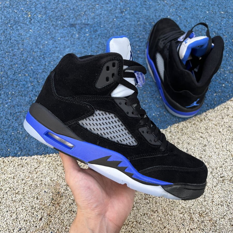 AJ5 Retro Racer Blue - Image 5