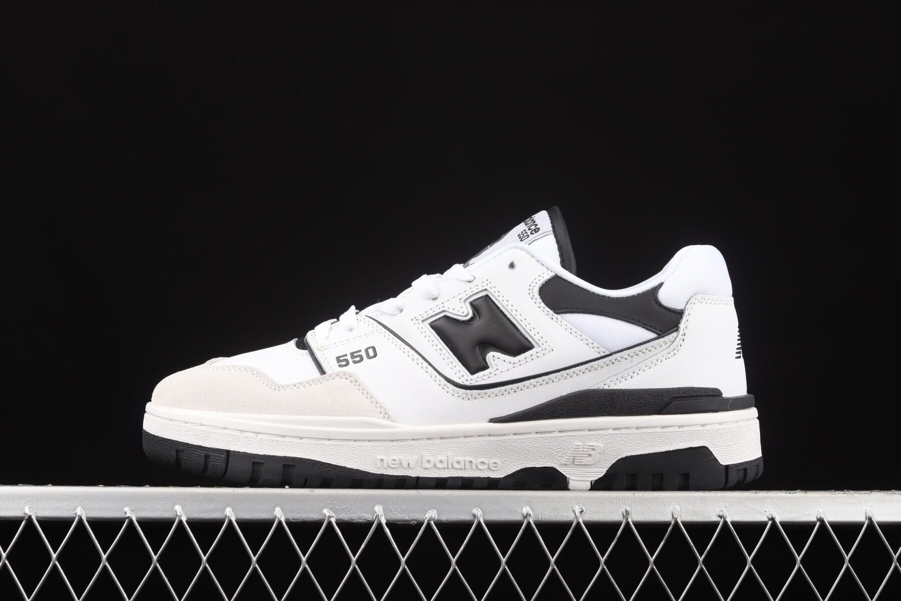 New Balance 550, Sea Salt Black - Image 7