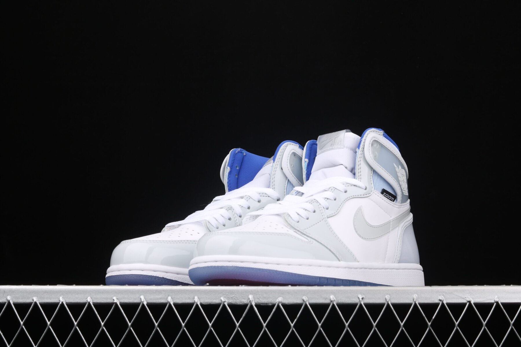 AJ1 Retro High, Zoom White Racer Blue - Image 6