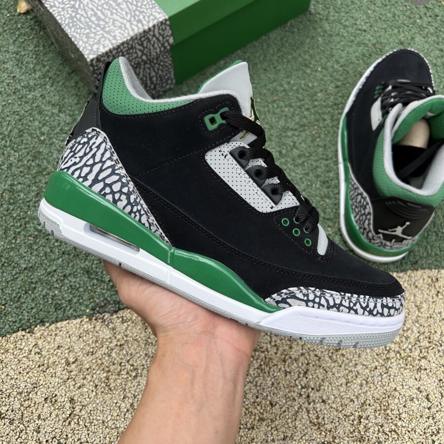AJ3 Retro Pine Green - Image 3