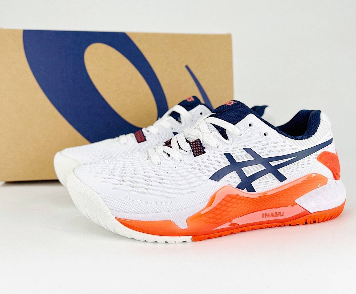 ASICS Gel-Resolution 9 Clay White/Orange - Image 7