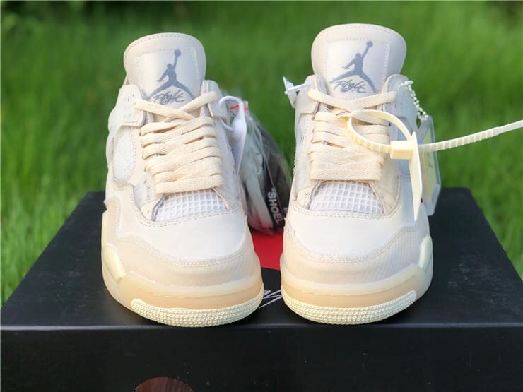 AJ4 Retro Off-White Sail Extended Size - Image 12