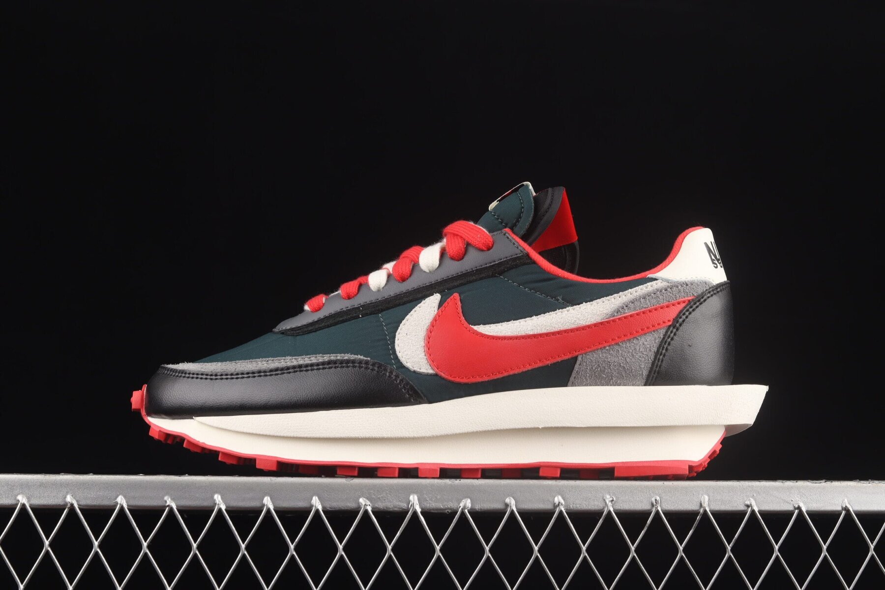 LD Waffle, Sacai Undercover Midnight Spruce University Red - Image 4