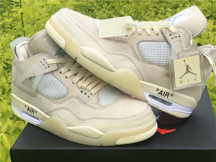 AJ4 Retro Off-White Sail Extended Size - Image 13