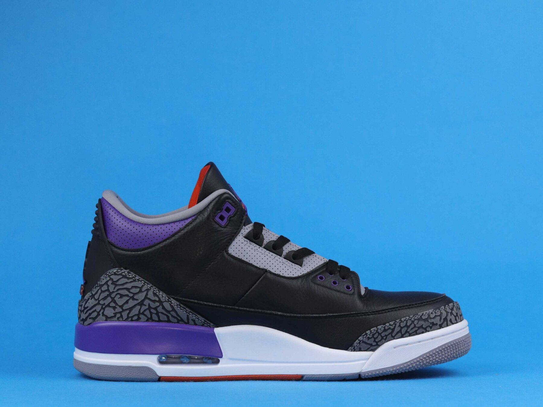 AJ3 Retro Black Court Purple - Image 5