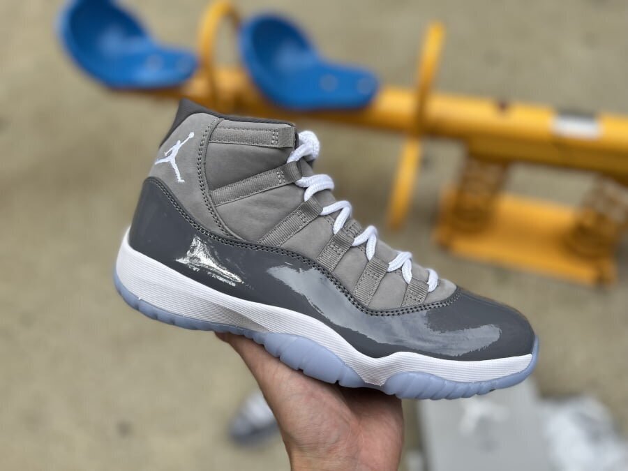 AJ11 Retro Cool Grey Extended Size - Image 9