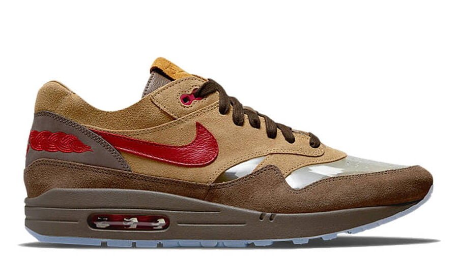 Air Max 1 Kiss of death Grey Brown Orange - Image 2