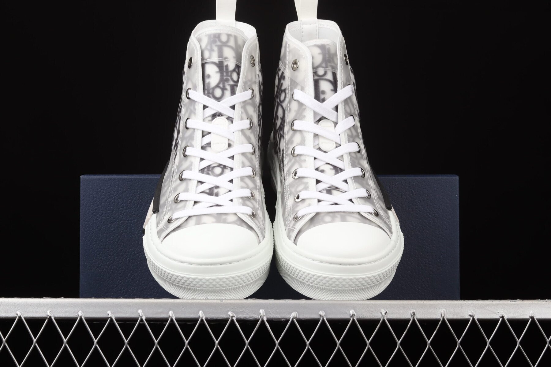 Dior B23 High Top Logo Oblique - Image 11