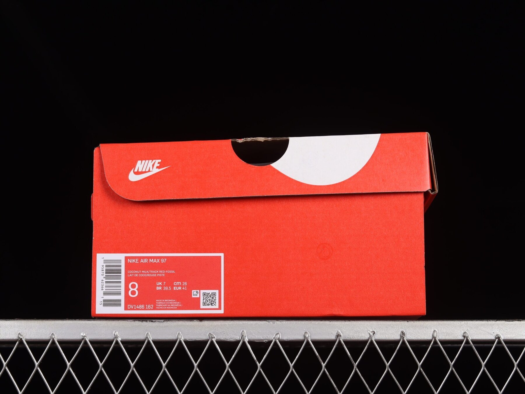 Air Max 97 Coconut Milk Fossil Denim Red - Image 15