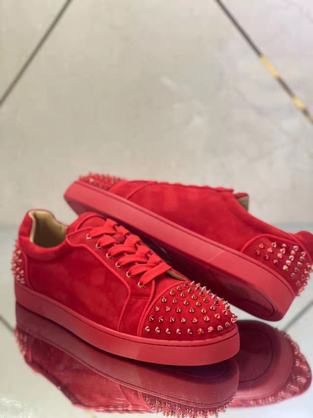 Christian Louboutin Seavaste 2 Orlato Flat Red - Image 9