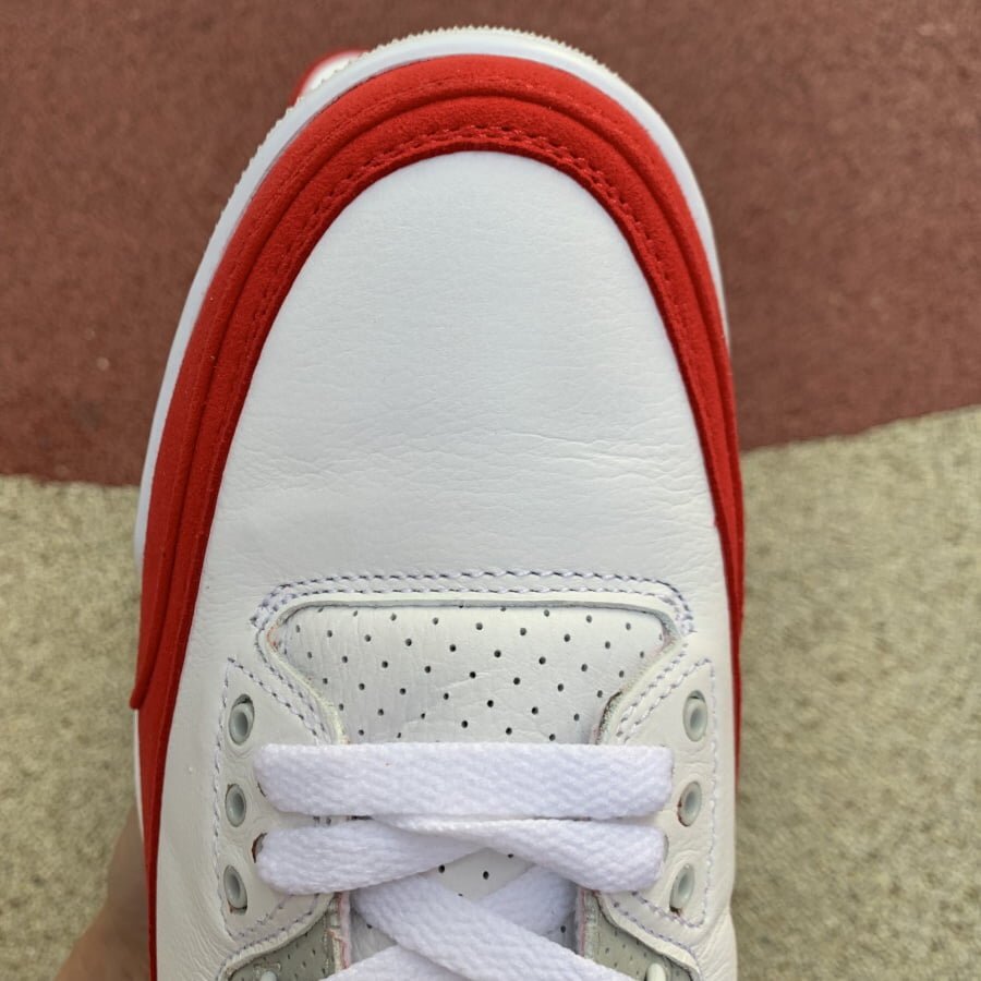 AJ3 Retro Tinker White University Red - Image 8