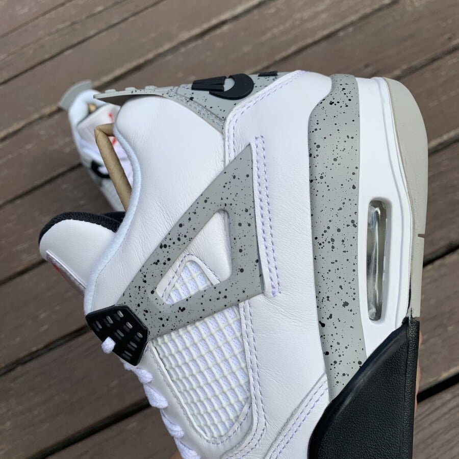 AJ4 Retro White Cement Extended Size - Image 4