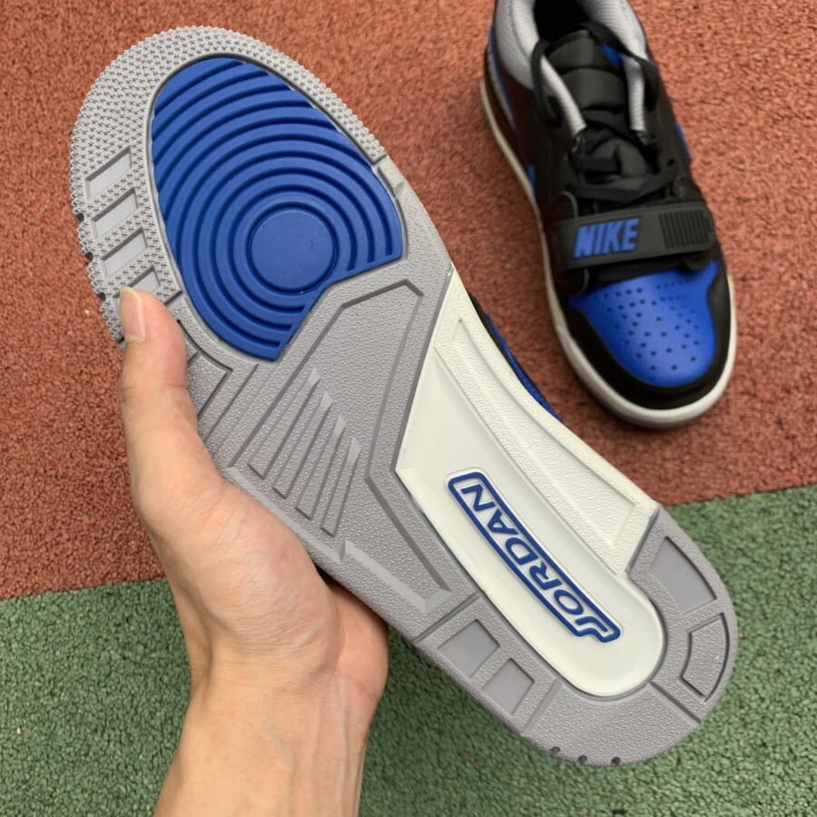 AJ Legacy 312 Low Black Royal - Image 6