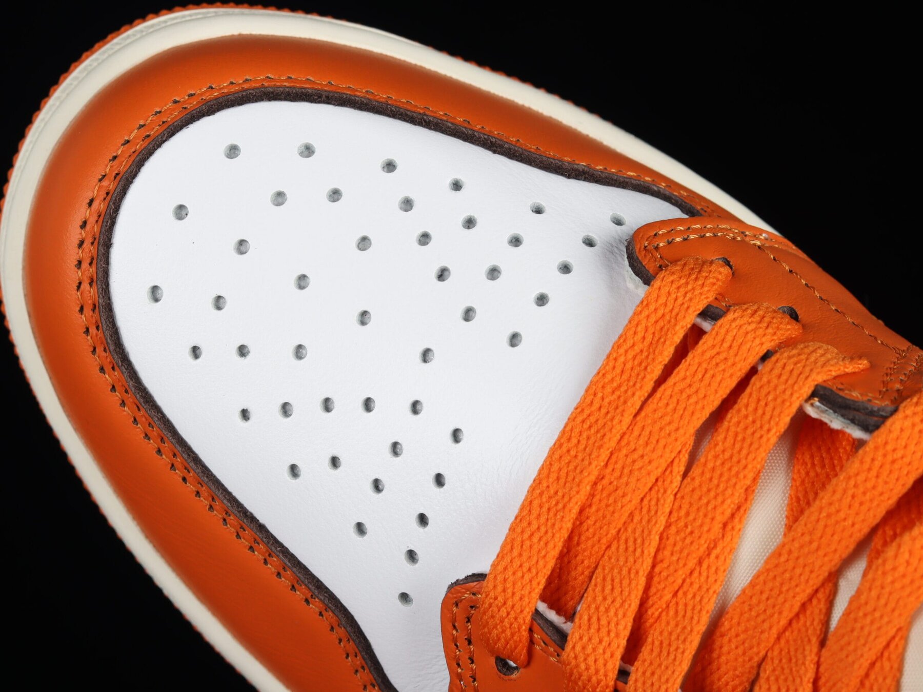 AJ1 High "Starfish", White/Orange Red - Image 6