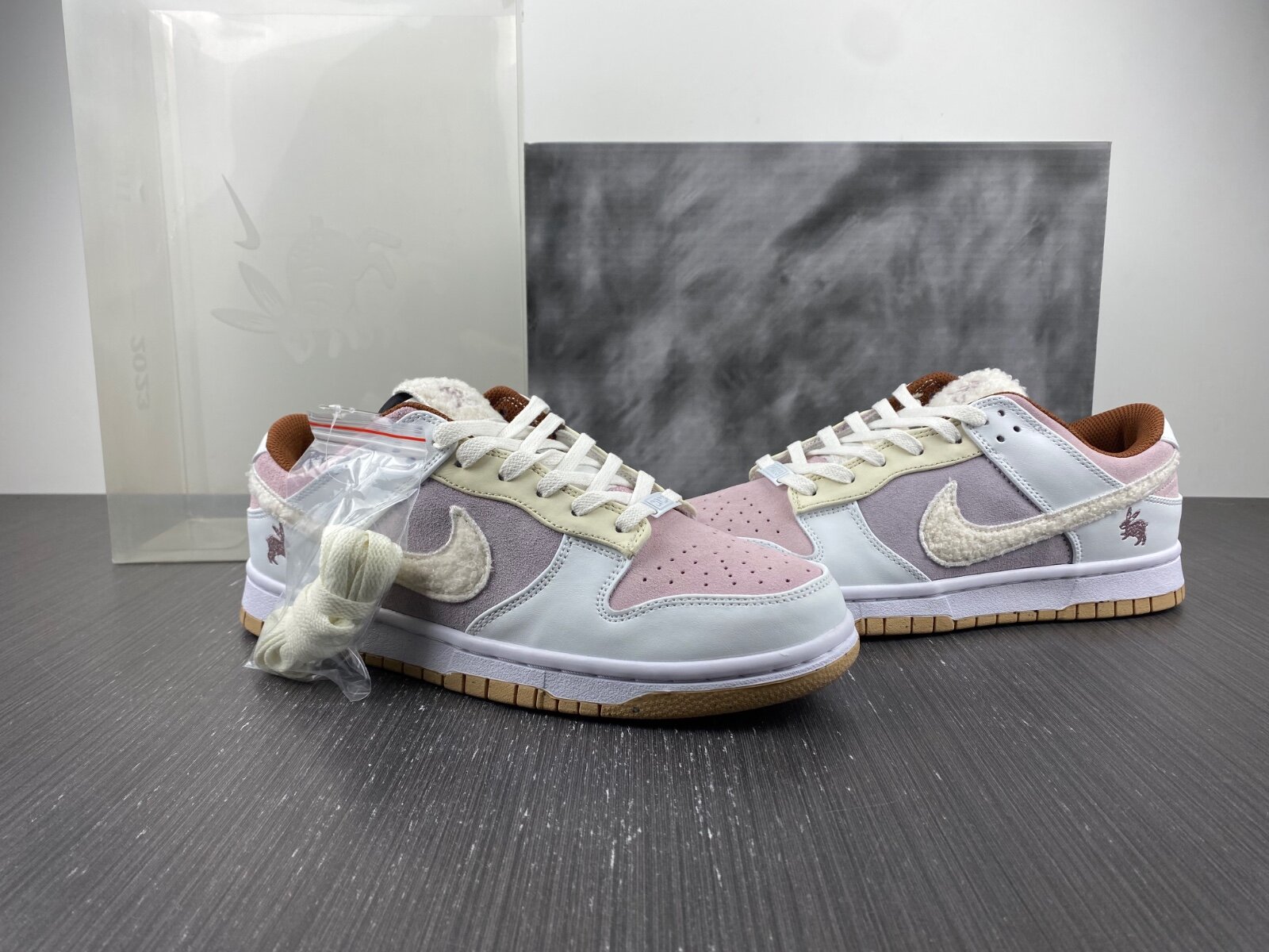 Dunk Low Retro PRM Year of the Rabbit Fossil Stone - Image 3