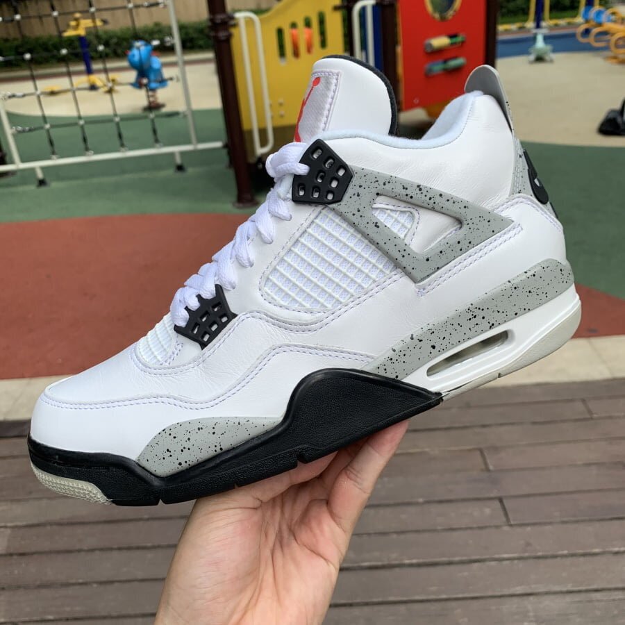 AJ4 Retro White Cement Extended Size - Image 5